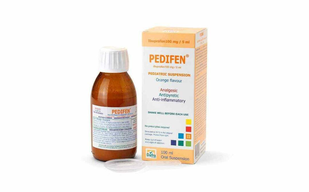Hva er Pedifen sirup, hva brukes det til? Pedifen sirup 2023 pris