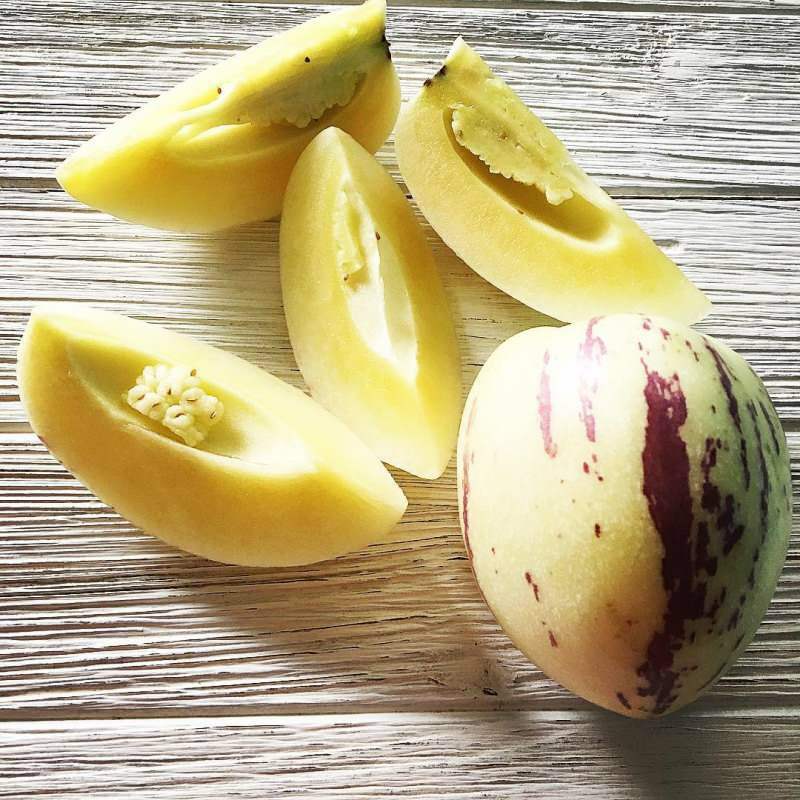 pepino frukt er rik på vitamin C