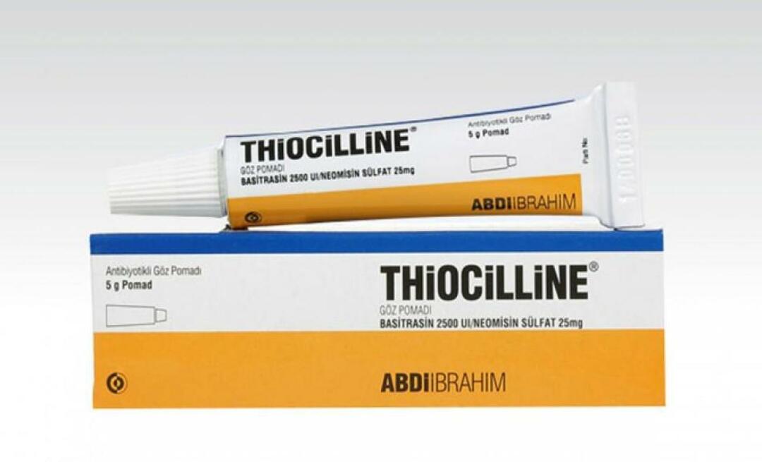 Hva er tiocillin, hva brukes det til, hva gjør det? Thiocillin krem ​​2023 pris