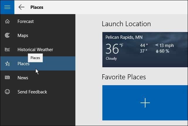 Tips om Windows 10: Legg til flere steder i Weather-appen