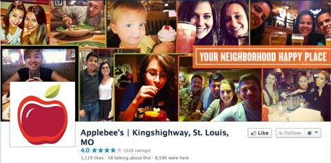 applebees facebookside