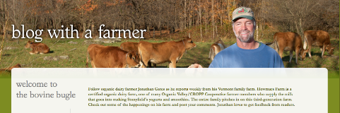 blogg med bonde