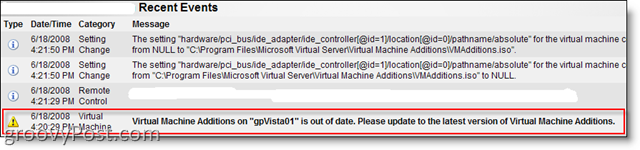 Installer virtuelle maskintillegg for MS Virtual Server 2005 R2