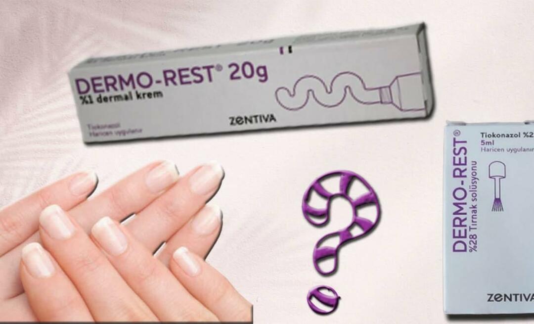 Hva er dermo-rest cream, hva gjør det? Hva er bivirkningene? Bruk av dermo-rest!