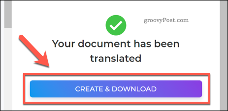 Lagre en oversatt PDF-fil ved hjelp av DeftPDF