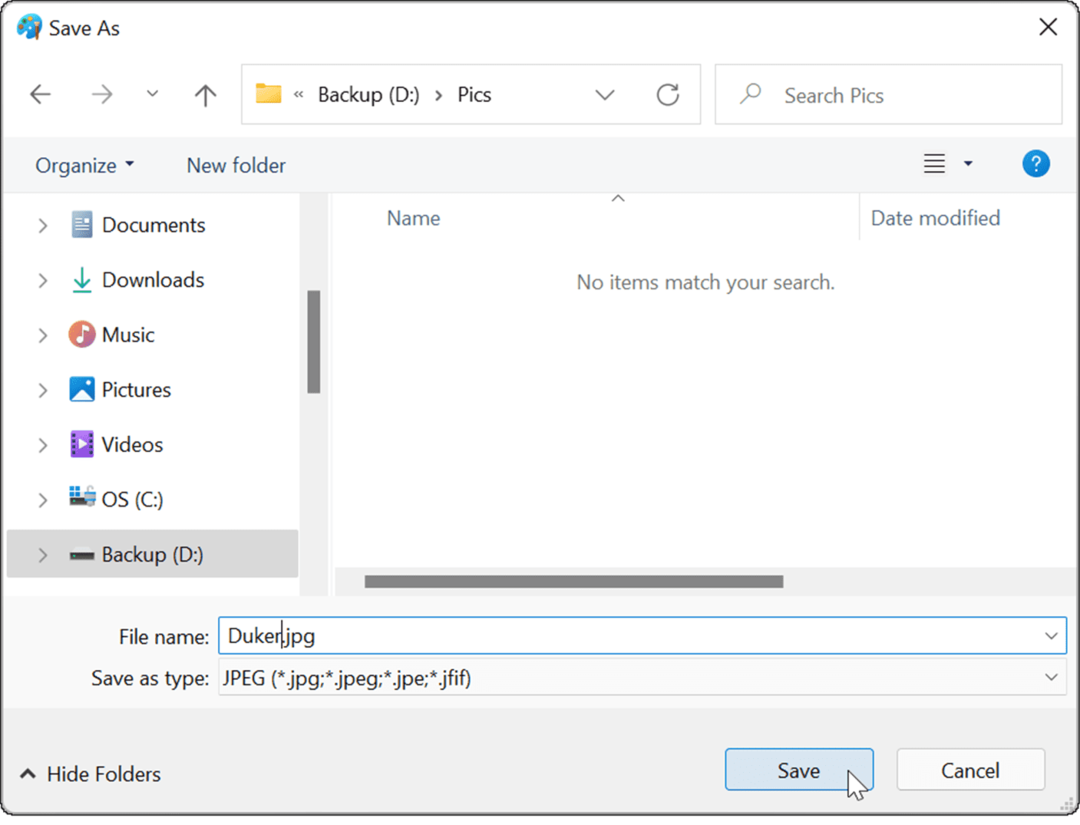 filutforsker konverterer en png til jpg på Windows 11
