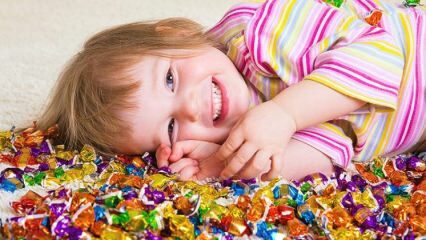 Skader på festlig godteri til barn
