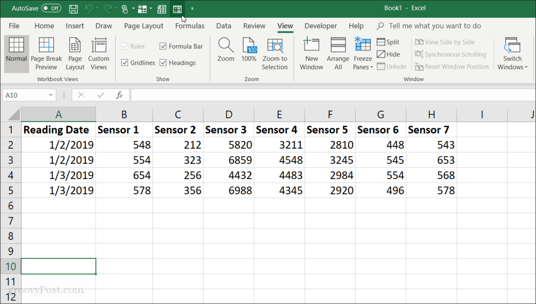 Hvordan lage et dataregistreringsskjema i Excel