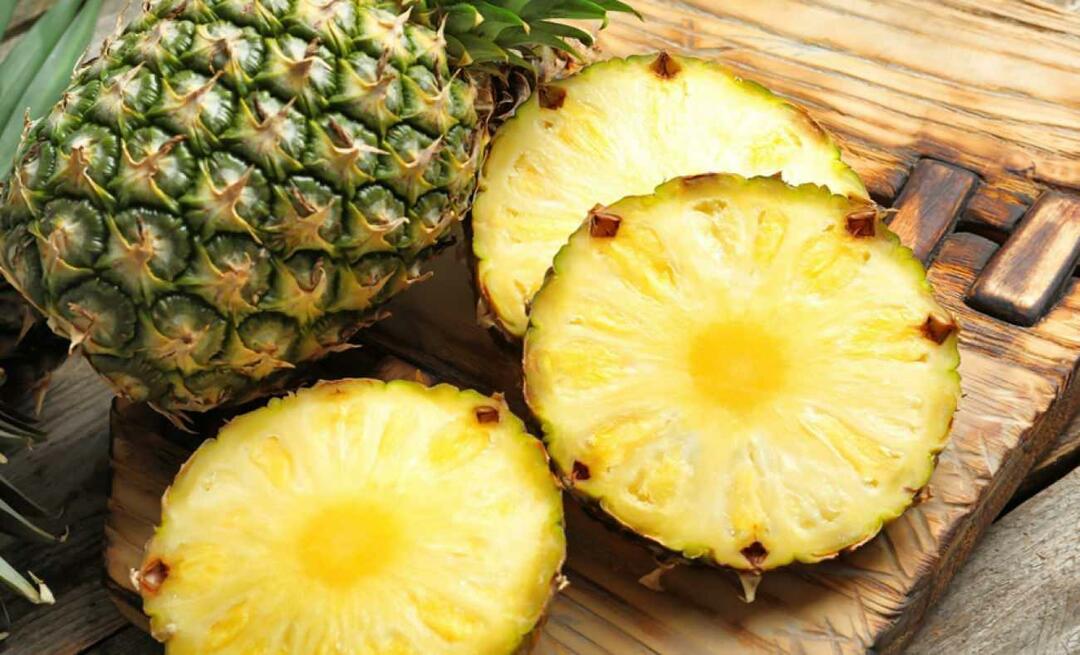 Hva skjer hvis du spiser en ananasskive hver dag? Du vil ikke tro det når du hører effekten.