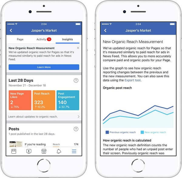 Facebook rullet ut to nye oppdateringer til Page Insights som lover å hjelpe bedrifter med å forstå resultatene som betyr mest.