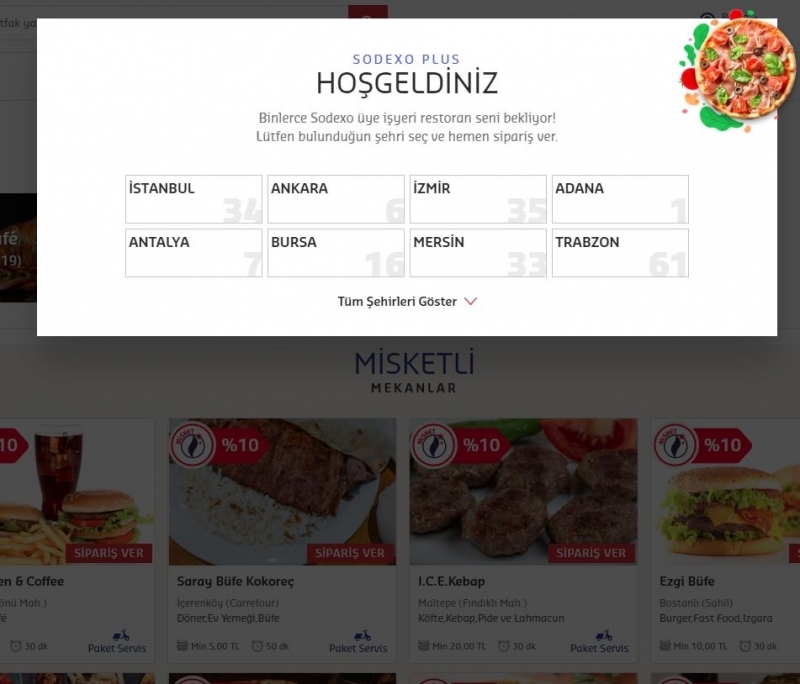 Nettsteder hvor mat kan bestilles online