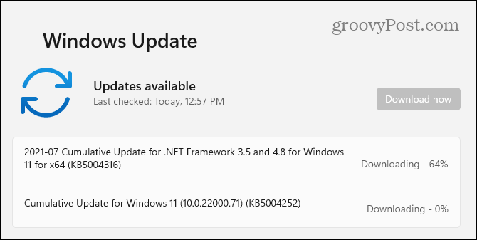 Windows 11-oppdatering