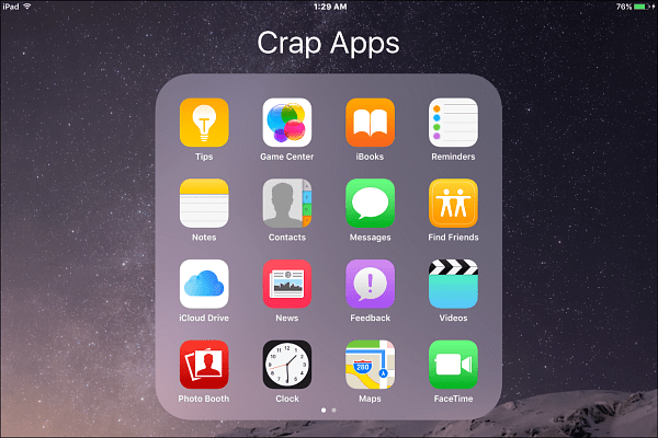 crap Apple-apper