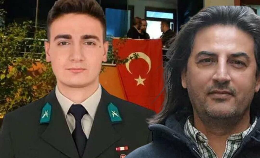 Martyr Yusuf Ataş brakte ild til hjertene! Sangeren Çelik hevdet martyrens siste ønske