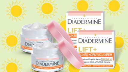 Hvordan bruker jeg Diadermine Lift? De som bruker Diadermine Lift + Sunscreen Spf 30 Cream