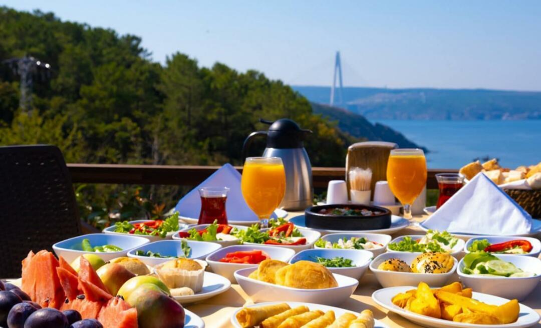 Hvor er de beste frokoststedene i Istanbul? Hvor kan du spise frokost i Istanbul?