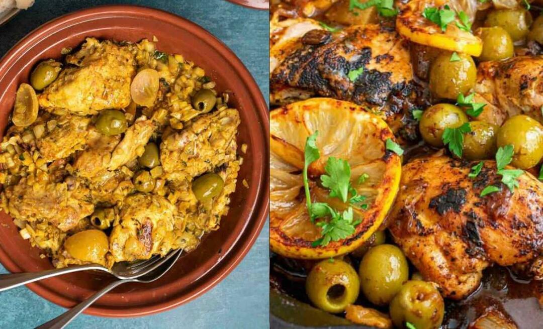 Hvordan lage marokkansk kylling? Marokkansk kyllingoppskrift for de som leter etter en annen smak!