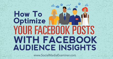 optimaliser facebookinnleggene dine med publikumsinnsikt