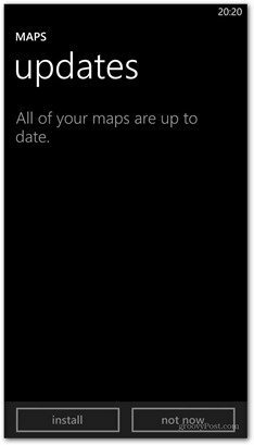 Windows Phone 8 kartoppdatering