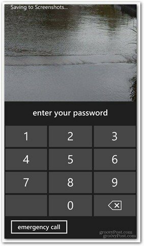 Windows Phone 8 tilpasser låseskjerm med passord
