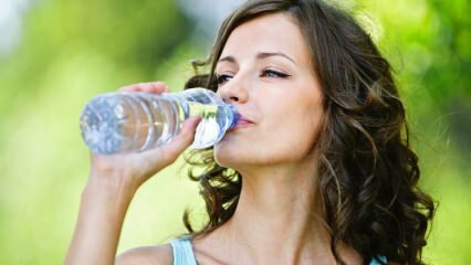 Skader på å drikke mindre vann