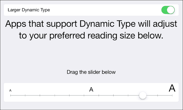 IOS 7 Tips: Gjør tekst større, fet og enklere å lese