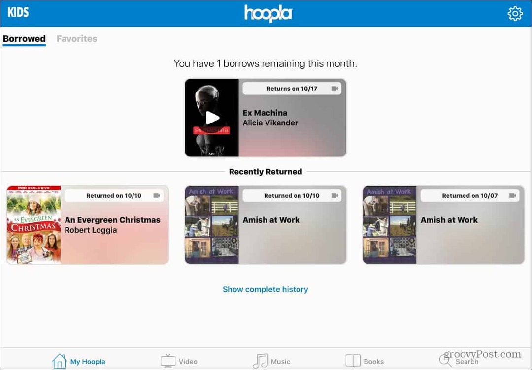 Stream gratis filmer og show fra biblioteket ditt med Hoopla