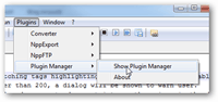 notepad ++ plugin manager