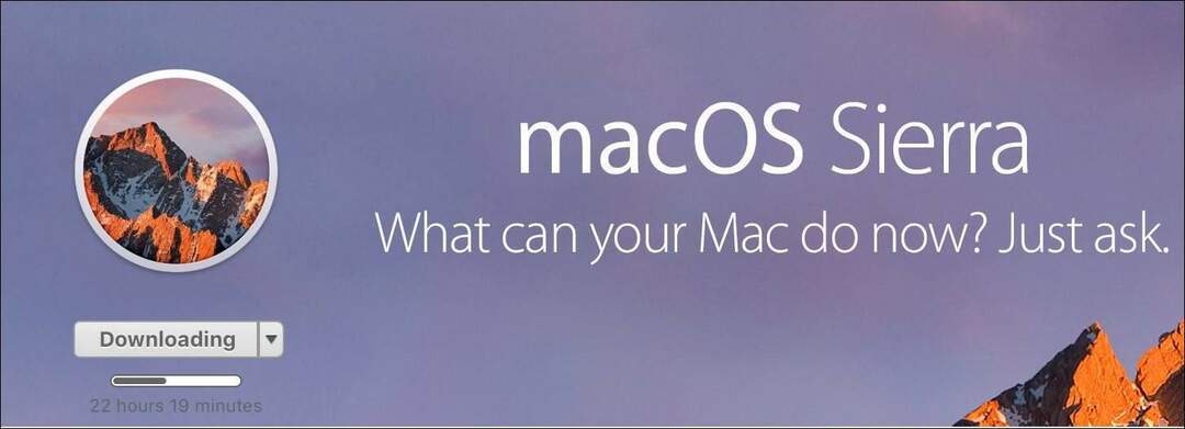 Hvordan laste ned og installere MacOS Sierra