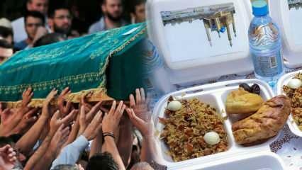 Er det lov å dele ut mat etter en død person? islam