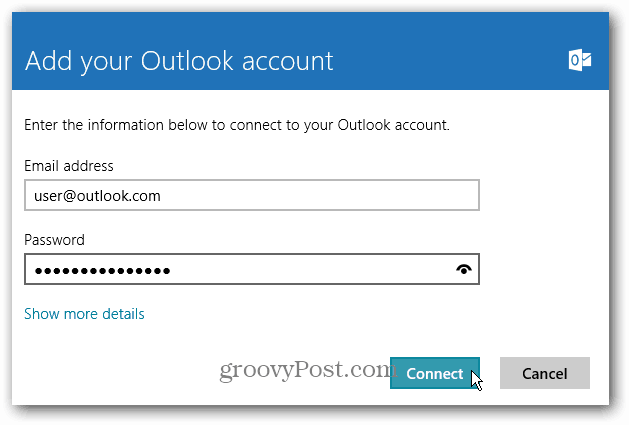 Slik bruker du POP-e-post med Windows 8 Mail ved hjelp av Outlook.com
