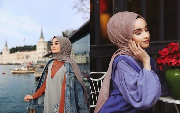 hijab sjal modeller
