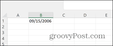 Excel-konvertert dato