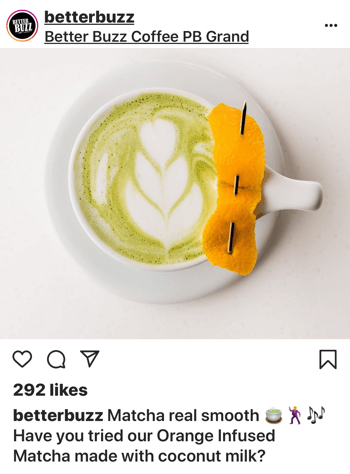 Slik selger du flere produkter på Instagram, formet bildeeksempel 2.