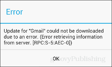 2 måter å løse RPC: S-5: AEC-0 Android-feil på