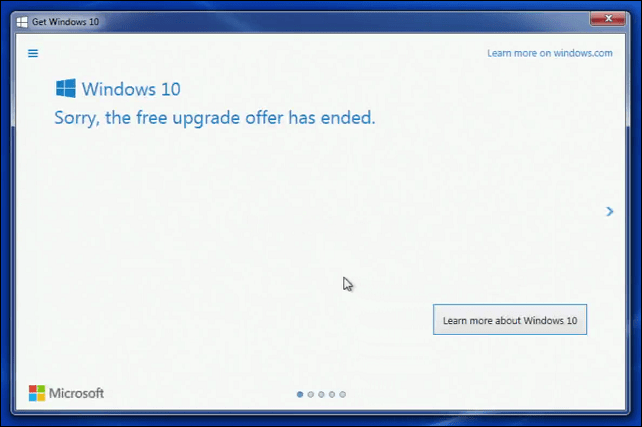 Microsoft anbefaler kunder å kontakte kundestøtte for Windows 10-oppgraderinger som ikke er fullført innen fristen
