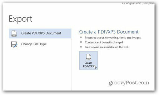 word 2013 lagre til pdf opprette pdf xps