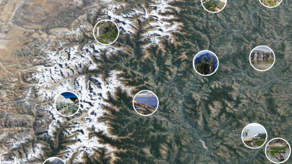 Google inviterer brukerne til å utforske et globalt kart over Crowdsourced-bilder i Google Earth på både skrivebordet eller mobilen.
