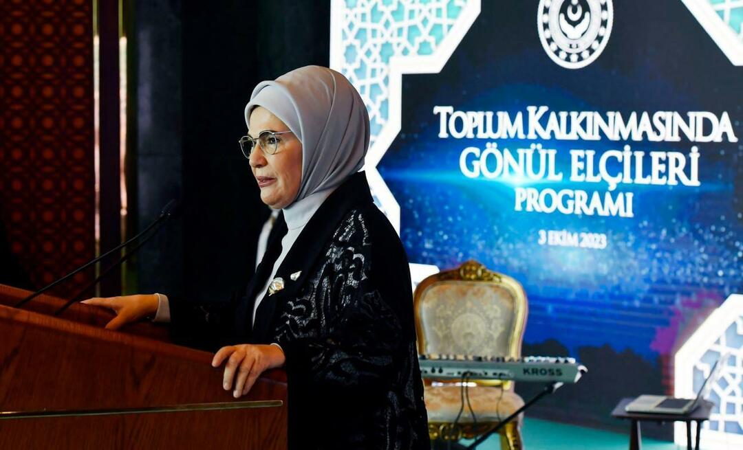Emine Erdoğan er på programmet for frivillige ambassadører i samfunnsutvikling!