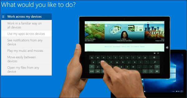 Hvordan demonstrere Windows 10 i en nettleser uten å installere det