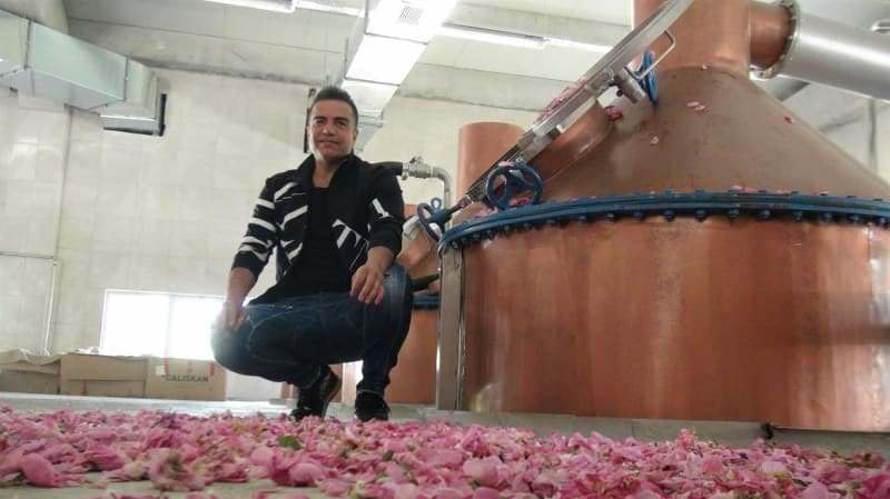 berdan mardini etablerte roseoljefabrikk i hjembyen mard