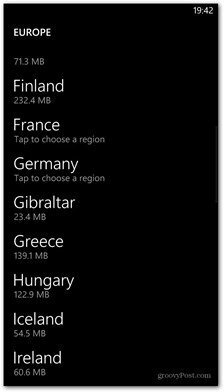 Windows Phone 8 kartlegger tilgjengelige land
