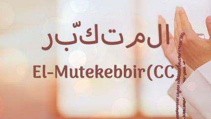Hva betyr al-Mutakabbir? Al Mutakabbir