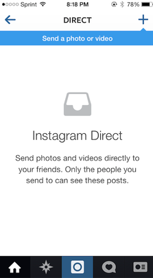 instagram direkte funksjon