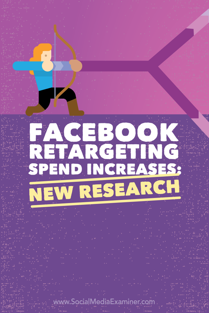 Facebook-målrettingsutgifter øker: Ny forskning: Social Media Examiner