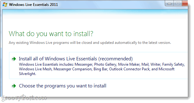 Slik laster du ned den offline installasjonsprogrammet for Windows Live Essentials 2011