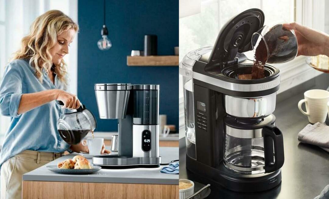 Hvordan bruke en filterkaffemaskin? Hva bør man tenke på når man bruker kaffemaskin?