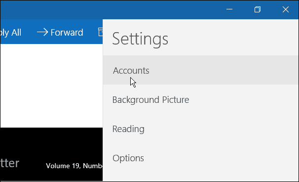 Windows 10 Mail-appkontoer
