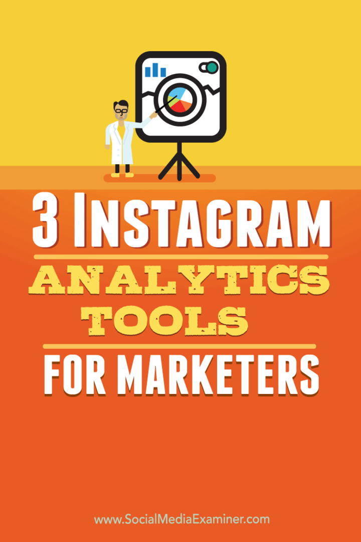 verktøy for markedsføringsanalyse for instagramanalyse