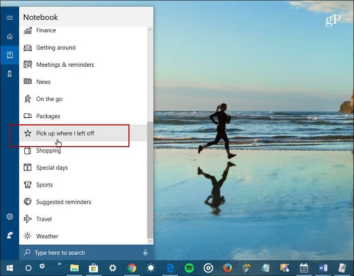 Cortana Notebook Hent der jeg slapp